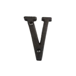 Metal Letters Numbers Cast Iron Decoration House Sign Doorplate DIY Cafe Wall CLH@8