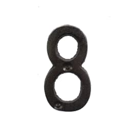 Metal Letters Numbers Cast Iron Decoration House Sign Doorplate DIY Cafe Wall CLH@8