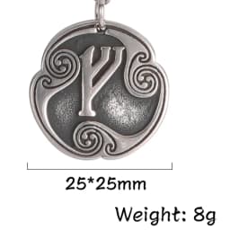 Dropshipping 1pcs Odin Runes Nordic Letter DIY Handmade Charms for Jewelry Stainless Steel Futhark Futhorc Pendants Making Bulk