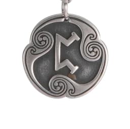 Dropshipping 1pcs Odin Runes Nordic Letter DIY Handmade Charms for Jewelry Stainless Steel Futhark Futhorc Pendants Making Bulk
