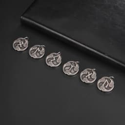 Dropshipping 1pcs Odin Runes Nordic Letter DIY Handmade Charms for Jewelry Stainless Steel Futhark Futhorc Pendants Making Bulk