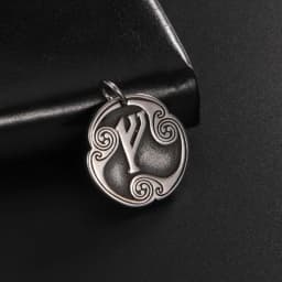 Dropshipping 1pcs Odin Runes Nordic Letter DIY Handmade Charms for Jewelry Stainless Steel Futhark Futhorc Pendants Making Bulk
