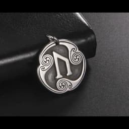 Dropshipping 1pcs Odin Runes Nordic Letter DIY Handmade Charms for Jewelry Stainless Steel Futhark Futhorc Pendants Making Bulk