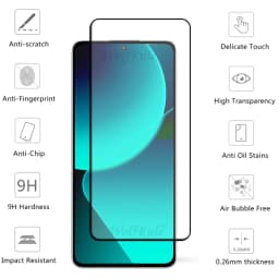 6-in-1 For Xiaomi 13T Pro Glass For Mi 13T Pro Tempered Glass Full Cover Screen Protector Mi 11T 12T 13T Pro 11 12 Lite 13 Glass