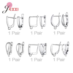 New Popular Design Package Selling Earring Findings For DIY 925 Sterling Silver Earring Components For Women Fashion Model