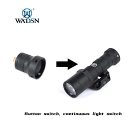 WADSN Tactical Surefir Flashlight Remote Pressure Switch For M300 M600 Sereis Scout Light Long Switch Button Accesseries