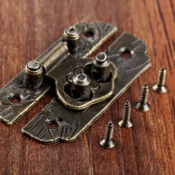 5pcs Box Latch Hasps 25*48mm Lock Catch Latches for Jewelry Box Suitcase Buckle Clip Clasp Furniture Hardware