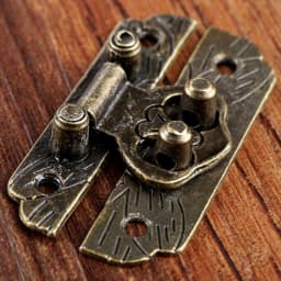 5pcs Box Latch Hasps 25*48mm Lock Catch Latches for Jewelry Box Suitcase Buckle Clip Clasp Furniture Hardware