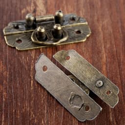 5pcs Box Latch Hasps 25*48mm Lock Catch Latches for Jewelry Box Suitcase Buckle Clip Clasp Furniture Hardware