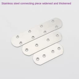Stainless Steel Straight Flat Corner Brackets Straight Mending Plates Repair Fixing Corner Protector Furniture Fittings