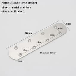 Stainless Steel Straight Flat Corner Brackets Straight Mending Plates Repair Fixing Corner Protector Furniture Fittings