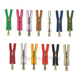 5# Colorful High Quality Open-End Double Sliders Copper Metal Zipper 2-Ways Zip Diy Handcraft For Sewing Cloth Pocket Garment
