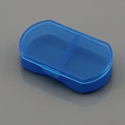 Pill Box Mini Pill Case 2 Grids Tablet Pill Organizer Case Dispenser Travel Tablet Holder Container Medicine Drug Storage Box