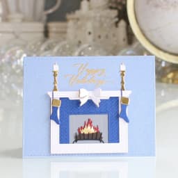 New Arrival Christmas Fireplace Frame Metal Cutting Dies for 2021 DIY Scrapbooking Greeting Cards Making Decor Crafts  Stencil