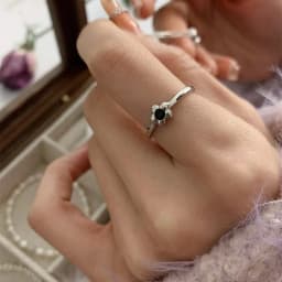 VENTFILLE 925 Sterling Silver Ring for Women Girl Gift Flower Bow Love Combination Ins Niche Jewelry Dropship Wholesale