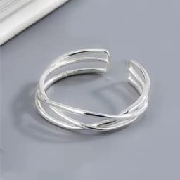 VENTFILLE 925 Sterling Silver Ring for Women Girl Gift Flower Bow Love Combination Ins Niche Jewelry Dropship Wholesale