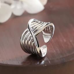 VENTFILLE 925 Sterling Silver Ring for Women Girl Gift Flower Bow Love Combination Ins Niche Jewelry Dropship Wholesale