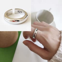 VENTFILLE 925 Sterling Silver Ring for Women Girl Gift Flower Bow Love Combination Ins Niche Jewelry Dropship Wholesale