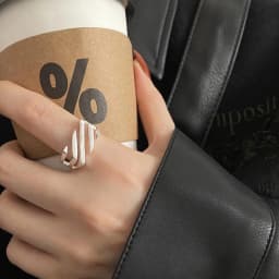 VENTFILLE 925 Sterling Silver Ring for Women Girl Gift Flower Bow Love Combination Ins Niche Jewelry Dropship Wholesale