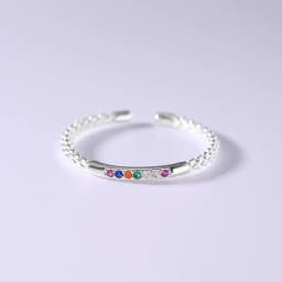 VENTFILLE 925 Sterling Silver Ring for Women Girl Gift Flower Bow Love Combination Ins Niche Jewelry Dropship Wholesale