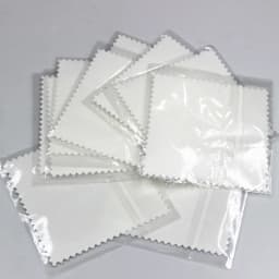 50pcs Individually Packaged Sterling Silver Cleaning Cloth Polishing Cloth Soft Clean Wipe Wiping Cloth Of Silver Jewelry Tools