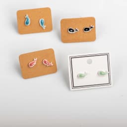 Small And Cute Porcelain Multicolor Earrings Anti-allergic #LY509 women aretes de mujer modernos 2021 kolczyki wiszące