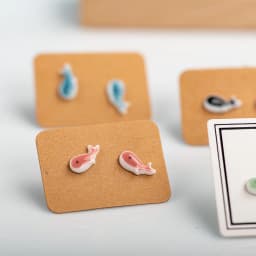 Small And Cute Porcelain Multicolor Earrings Anti-allergic #LY509 women aretes de mujer modernos 2021 kolczyki wiszące