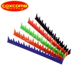 Black Rubber Helmet Mohawk Warhawk Saw Blade Helmet Decoration Sticker Hawk Talon / Even / Uneven / Fire Hawk Custom Punk Spike