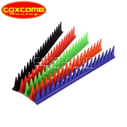 Black Rubber Helmet Mohawk Warhawk Saw Blade Helmet Decoration Sticker Hawk Talon / Even / Uneven / Fire Hawk Custom Punk Spike