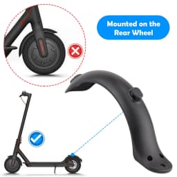 Durable Scooter Mudguard Fender Guard for Xiaomi Mijia M365 Electric Scooter Tire Splash Fender Back Wing Scooter Accessory