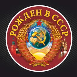 PVC-0064# Self-adhesive Decal Born in the USSR Car Sticker Waterproof Auto Decors on Bumper Rear Window