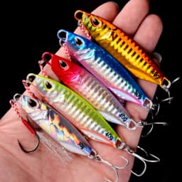 Metal Jigs 10g 15g 20g 30g 40g Fishing Jigging Lure Spoon Spinnerbait Metal Bait Bass Tuna Fishing Lures Jig Minnow Pesca Tackle