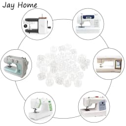 20/50/100Pcs Sewing Machine Bobbins Transparent Plastic Bobbins for Tailoring Embroidery Bobbins Sewing Machine Accessories