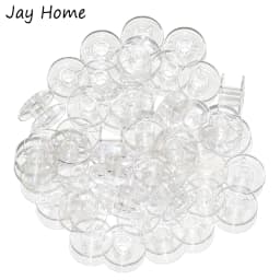 20/50/100Pcs Sewing Machine Bobbins Transparent Plastic Bobbins for Tailoring Embroidery Bobbins Sewing Machine Accessories