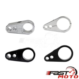 1" 25mm 1-1/4" 32mm Motorcycle Frame Handlebar Clutch Cable Brake Line Clamp Fixed Clips Wiring Support Adapter for Harley