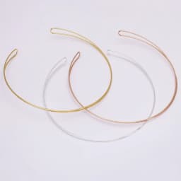 3pcs 5pcs 140mm Metal Hairband Headdress Hairwear Head Hair Bands Head Hoop Base Setting Jewelry Components DIY Wedding