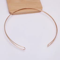 3pcs 5pcs 140mm Metal Hairband Headdress Hairwear Head Hair Bands Head Hoop Base Setting Jewelry Components DIY Wedding