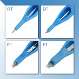 50Pcs Blue Sterilized Disposable Tattoo Machine Gun Nozzle Tips Plastics Needle Tube For Tattoo Machine Gun Needle Ink Cup Kits