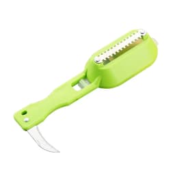 WIKHOSTAR Fish Skin Brush Fish Scale Scraper Fast Remove Fish Knife Cleaning Peeler Scaler Scraper Kitchen Seafood Tools