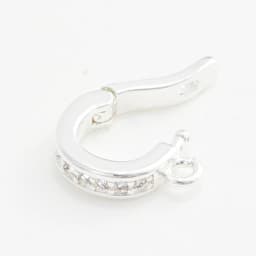 18K Gold Accessories Buckles for Jewelry Bracelet Cubic Zircon Clasps Hooks DIY Woman Jewelry Findings Making