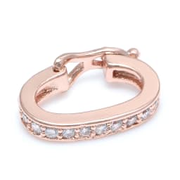 18K Gold Accessories Buckles for Jewelry Bracelet Cubic Zircon Clasps Hooks DIY Woman Jewelry Findings Making