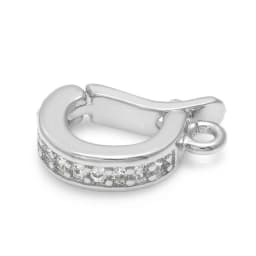 18K Gold Accessories Buckles for Jewelry Bracelet Cubic Zircon Clasps Hooks DIY Woman Jewelry Findings Making