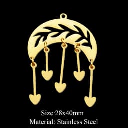 10pcs 316 Stainless Steel Sunflower Lotus Charm Pendants for DIY Jewelry Making Flower Tassel Charms Wholesale Necklaces Accesso