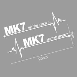 For VW Volkswagen Golf Mk4 Mk2 Mk7 Mk5 Mk6 Mk3 Mk8 Car Side Window Stickers Auto Exterior PVC Decals Styling Accessories