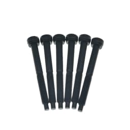 KAISH Stainless Steel Tremolo Bridge Saddle Mounting Screws Locking Nut Screws String Lock Screws Block Inserts for FR Tremolos