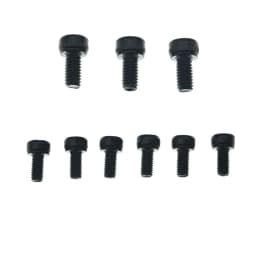 KAISH Stainless Steel Tremolo Bridge Saddle Mounting Screws Locking Nut Screws String Lock Screws Block Inserts for FR Tremolos