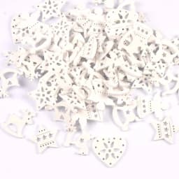 50pcs 26-30mm Wood Crafts white angels/stars/wood horse DIY Scrapbooking For Wooden Ornament Home Decoration Sewing Accessories
