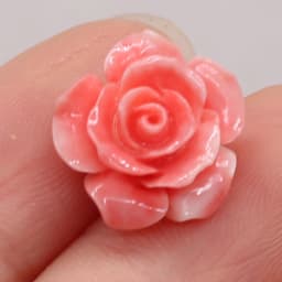 10pcs Fashion Jewelry Coral Beads Carved Flower Loose Beads for Charms Women's DIY Earring Necklace Bracelet Making Jewelry Gift