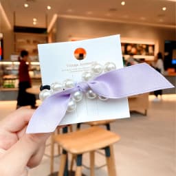 Woman Big Pearl Hair Ties Fashion Korean Style Hairband Scrunchies Girls Ponytail Holders Rubber Band Hair Accessories