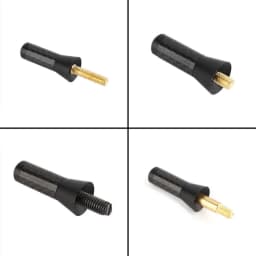 Universal 3.5cm Black Carbon Fiber Screw Aluminum Car Short Stubby Aerial Antenna Exterior Durable Receiver Auto Car Accessories